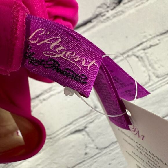 L’Agent by Agent Provocateur Women’s Adrina Swim Bikini Top Underwire Pink S NWT - Picture 7 of 12